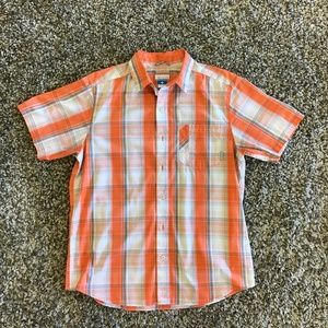 Columbia button down shirt Orange M